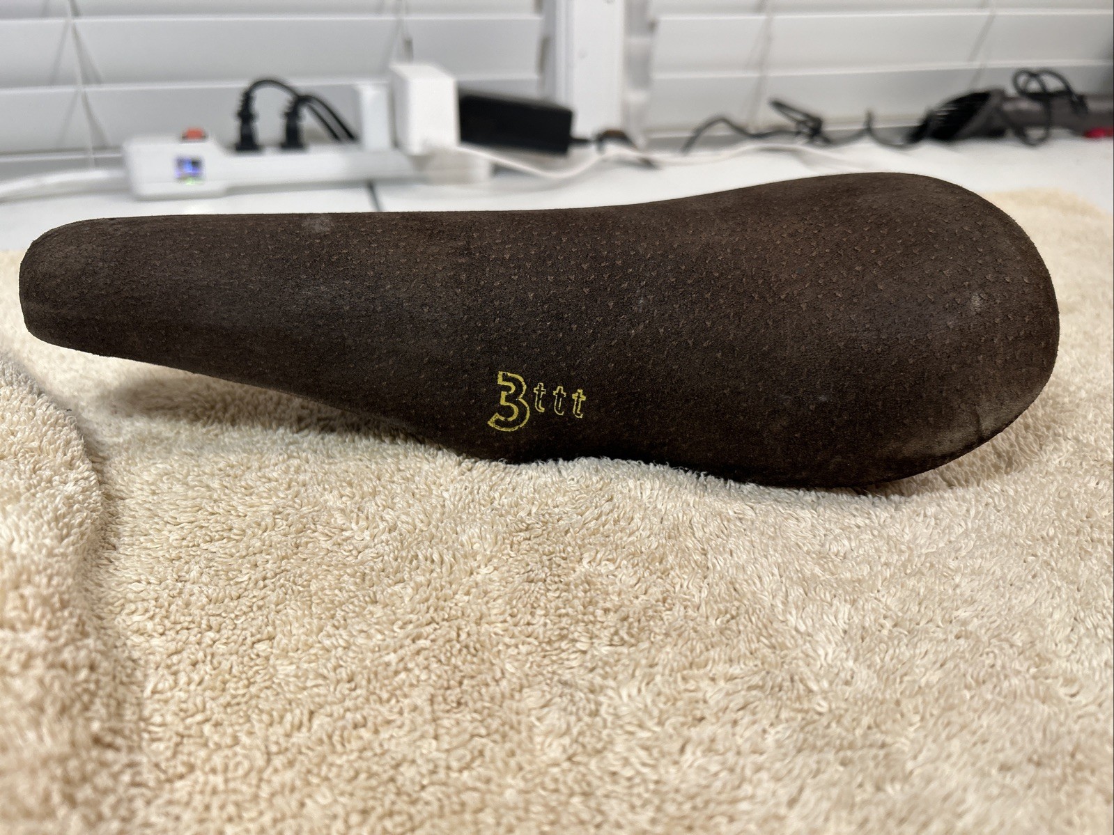 3TTT Criterium 78 Brown Suede Padded Saddle Road Bike NOS Vintage 70s