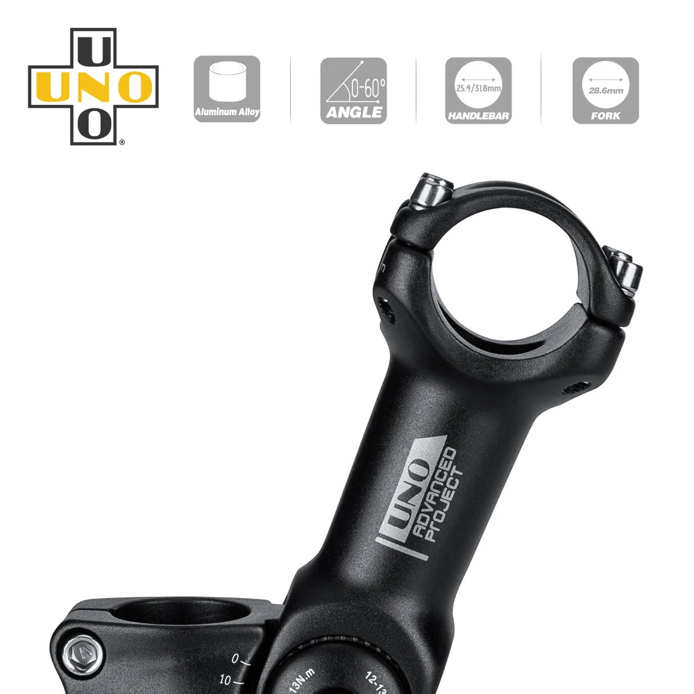 Riser 0-60 Degree Adjustable Bicycle Handlebar Stem Riser 25.4mm/31.8mm