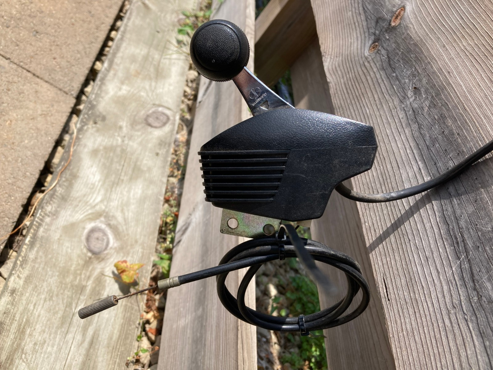 Shimano Positron 3 Speed Shifter console and cable for 1970’s Muscle Bike