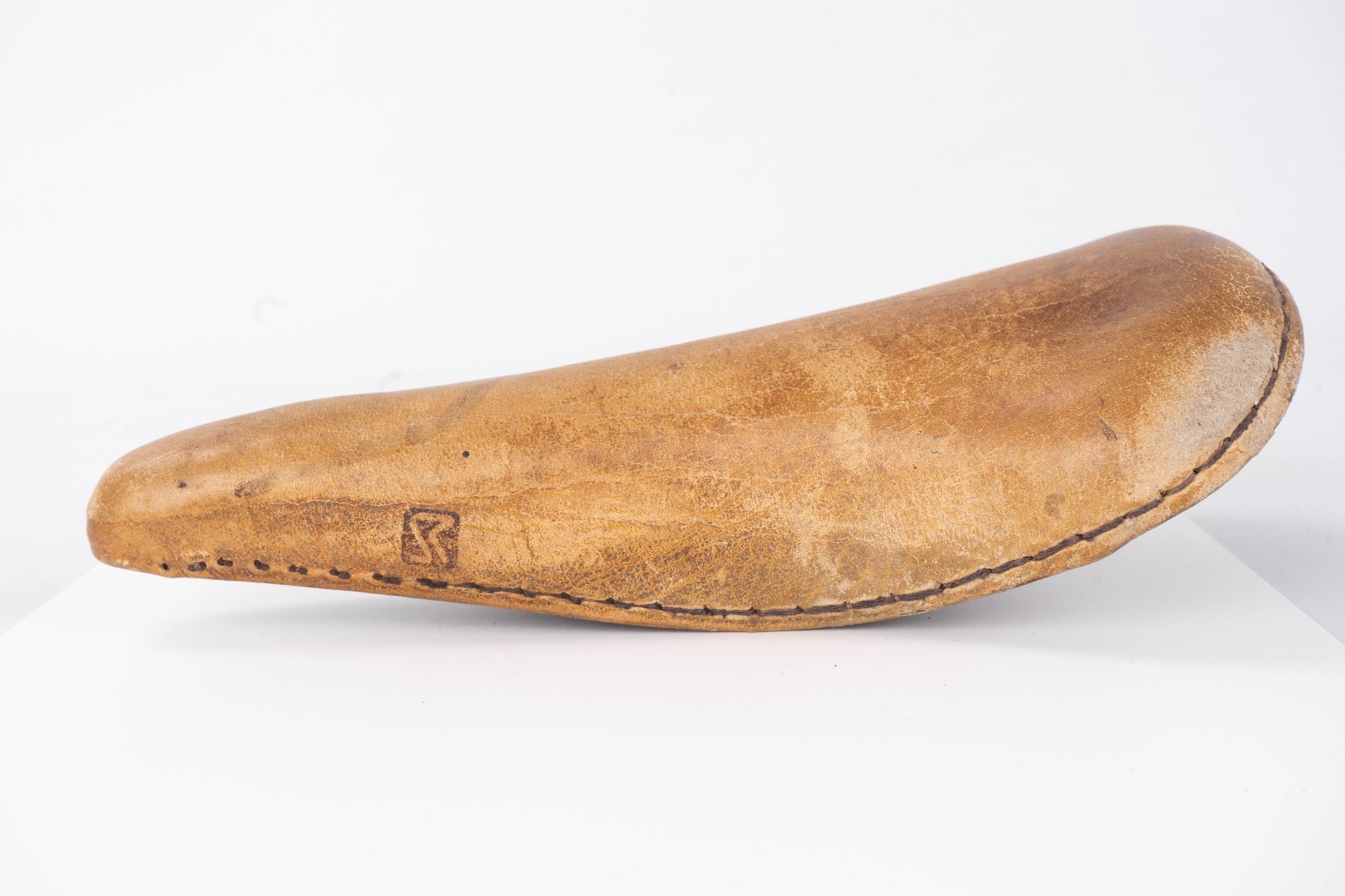SELLE ROYAL CONTOUR VINTAGE road bike SADDLE LEATHER BICYCLE 70S 80S BEIGE MOSER