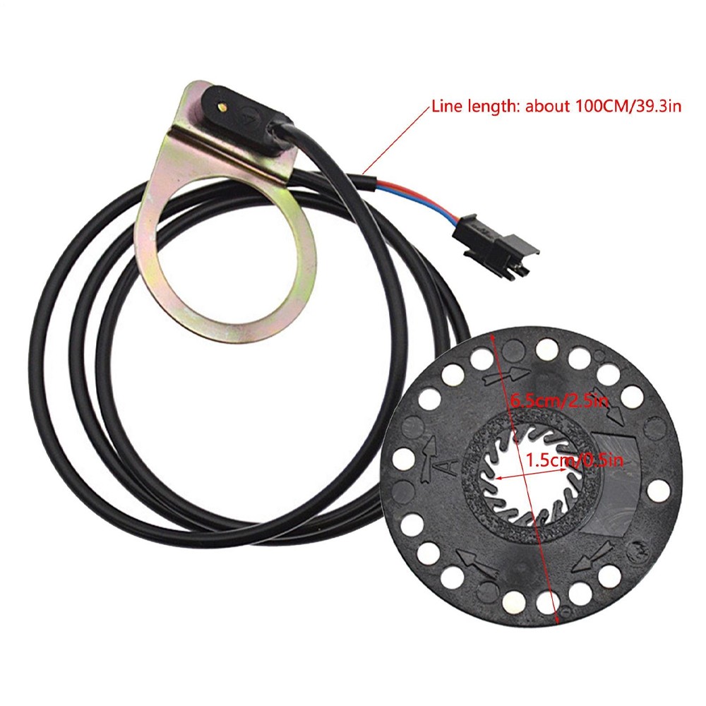 Speed Sensor Electric Bicycle Pedal PAS 5/8/12 Magnets E-bike Assistant Sensor