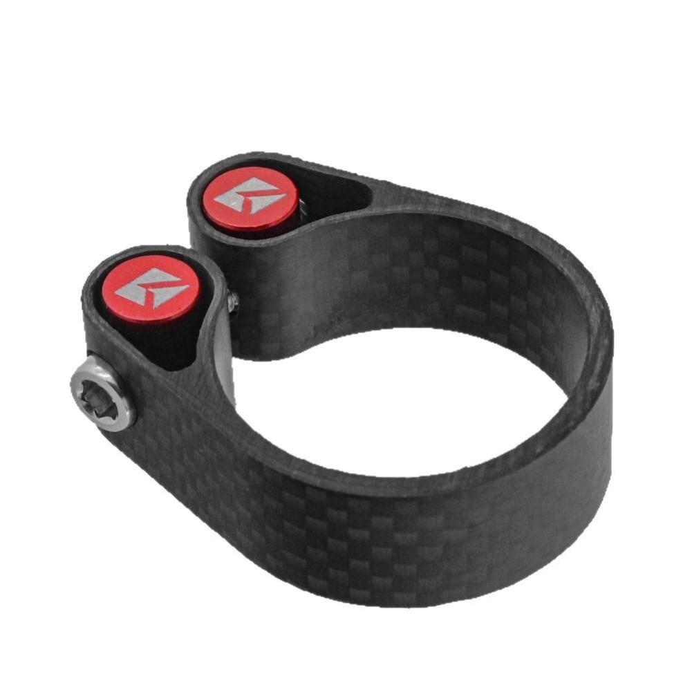 Carbon Fiber Seatpost Clamp Lock Buckle for Road and Mountain Bike Seat Tubes