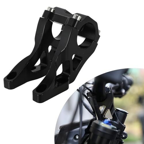 7075 Aluminum Alloy Handlebar Riser CNC Second Generation Handle Bar Mount