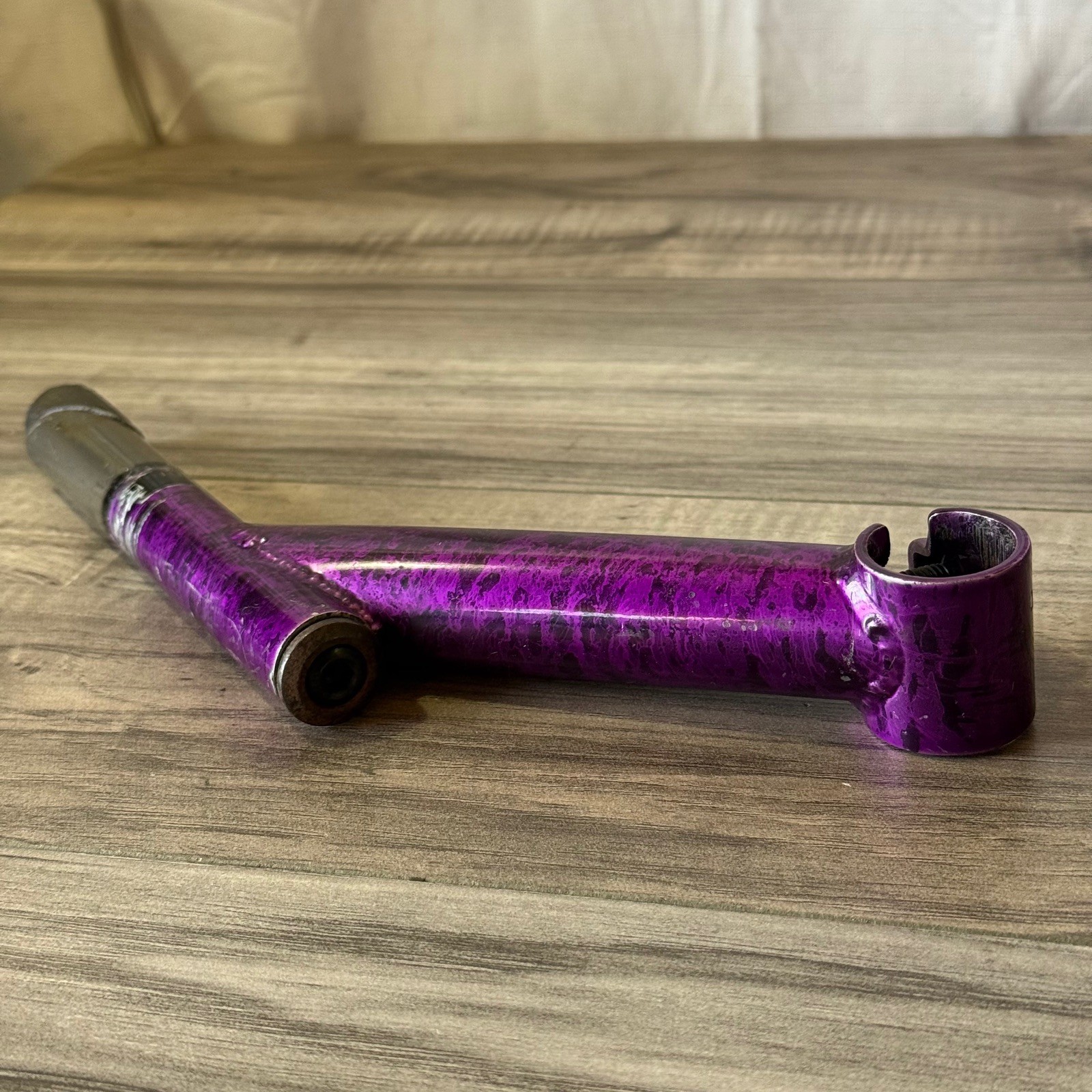 1993 1-Inch Quill Stem Dirt Drop High Rise 50 Degree 150mm 25.4 Purple Splatter
