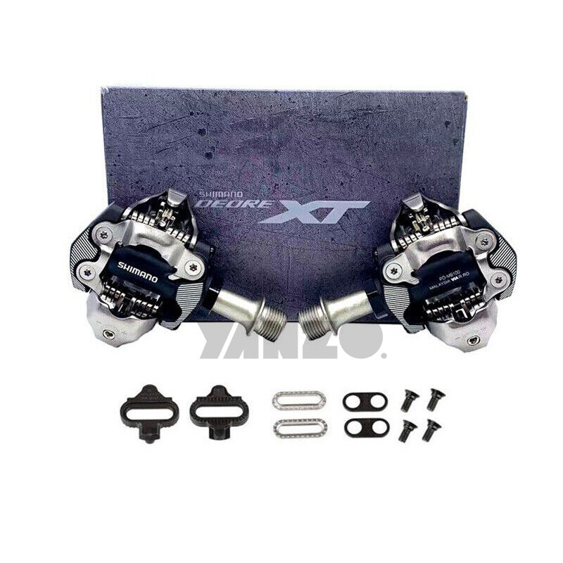 New Shimano Deore XT PD-M8100 SPD XC MTB Mountain Bike Clipless Pedals & Cleats