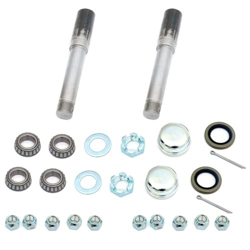 Trailer Hub Spindle Kit 5 Bolt on 4.5 Inch Circle 5-4.5″ Bolt Circle Hub Fit