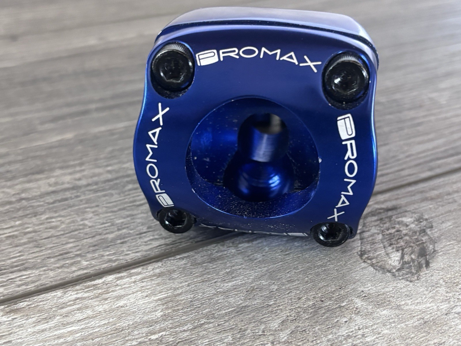 Promax Banger front load 31.8mm, CNC Alloy, 48mm Reach, , 1-1/8″ BLUE