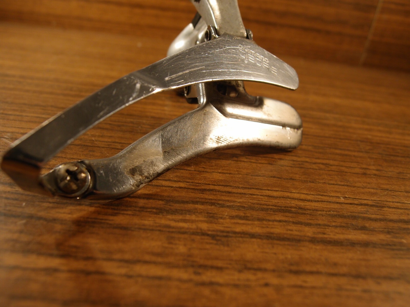 1987 MTB front derailleur Shimano Deore Alpine FD-MT60 VIA Japan bottom 28.6 mm