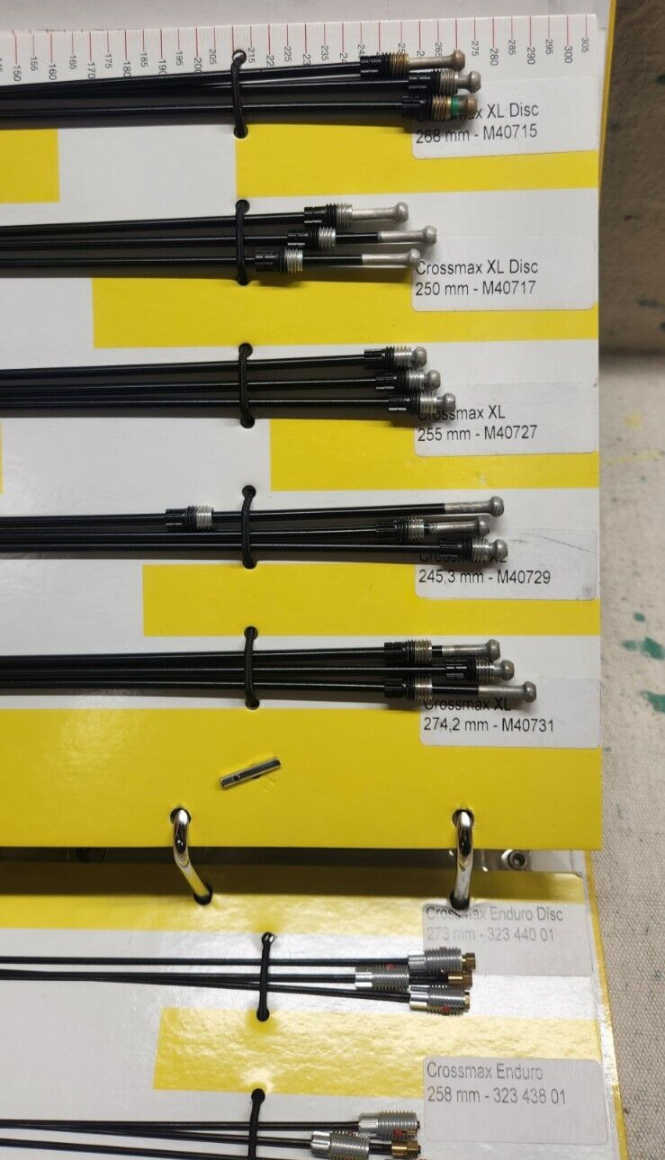Mavic MTB spokes – Assorted Spokes Model and Sizes – New