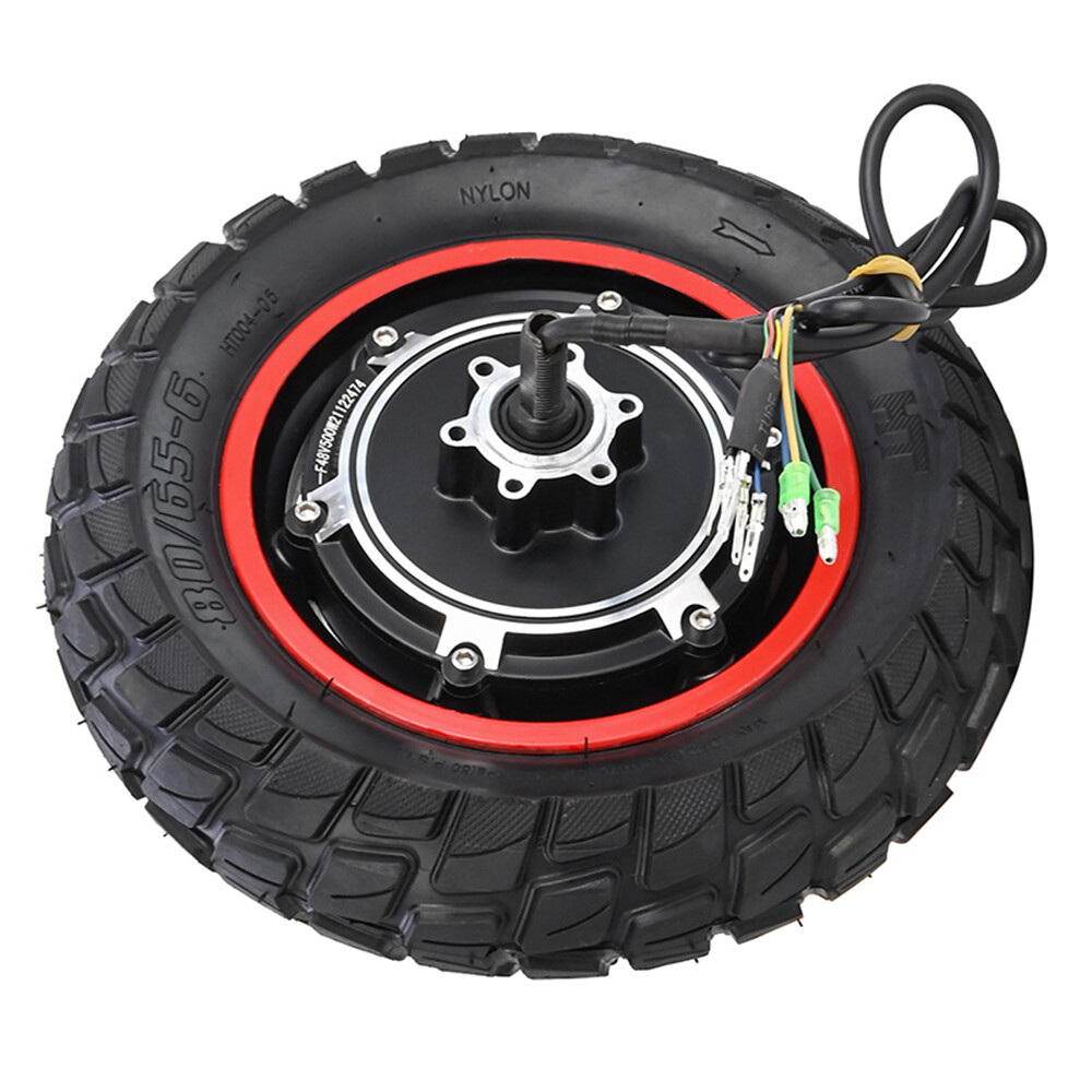 10In E-Scooter Hub Motor Wheel Waterproof Inflatable Rear Tire 500W 40V N5C9