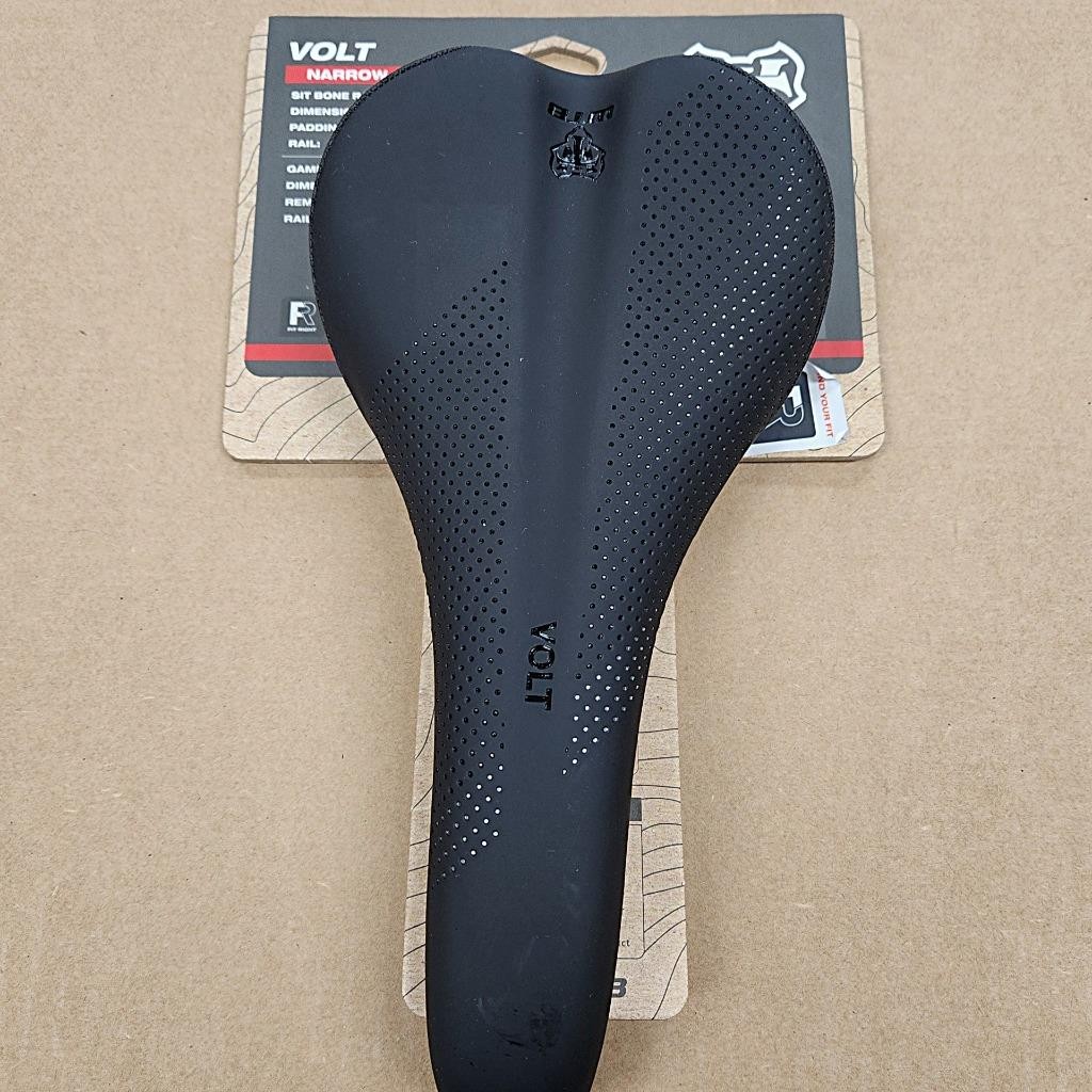 WTB Volt Medium 135mm Narrow Black Bike Saddle Unisex Steel Rails OPEN PACKAGE