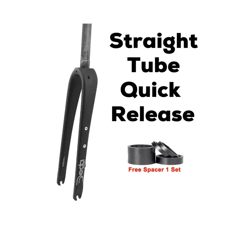 Carbon Fiber Gravel Bike Front Fork Tapered Matte 700C*45C Thru Axle 12*100m