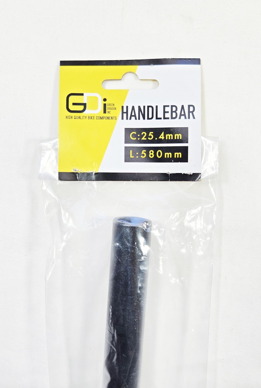 GD Flat Aluminum Alloy Handlebar Black 25.4mm Mountain Urban Fixie Bikes
