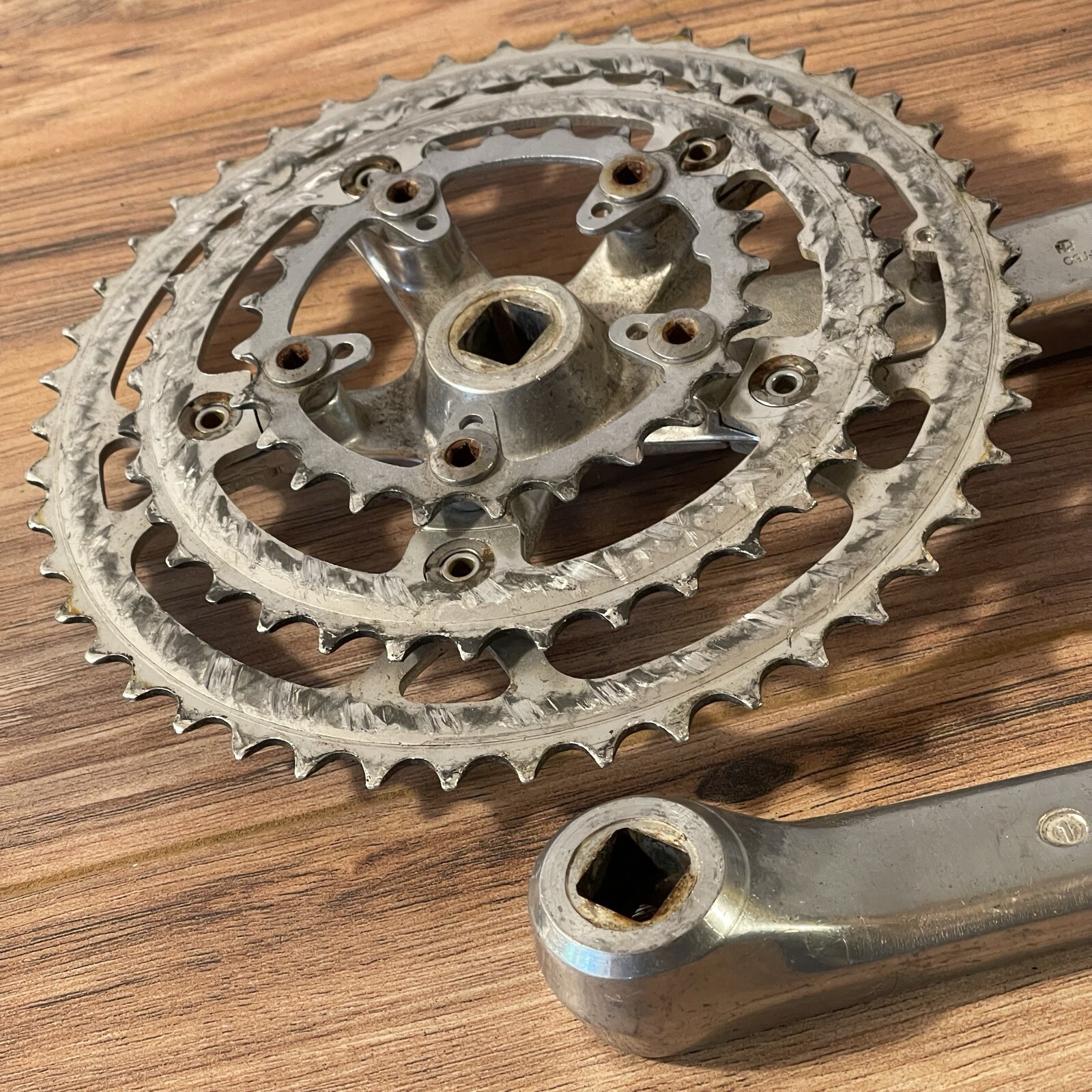 Vintage Shimano Deore FC-MT60 Crankset 175 46 / 36 / 24 Triple