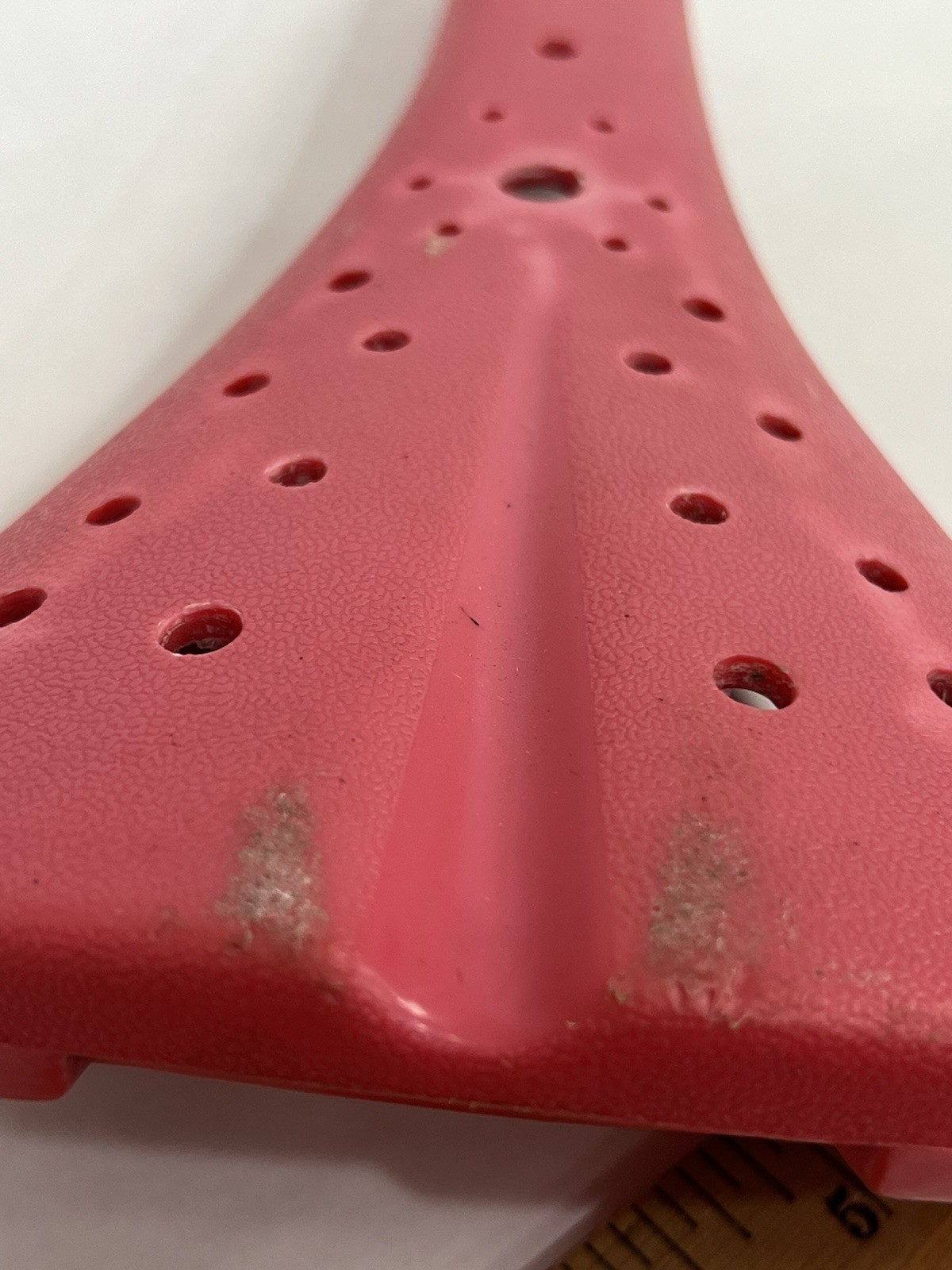 RED Viscount Dominator BMX Bicycle Seat- Old School Hard Shell saddle