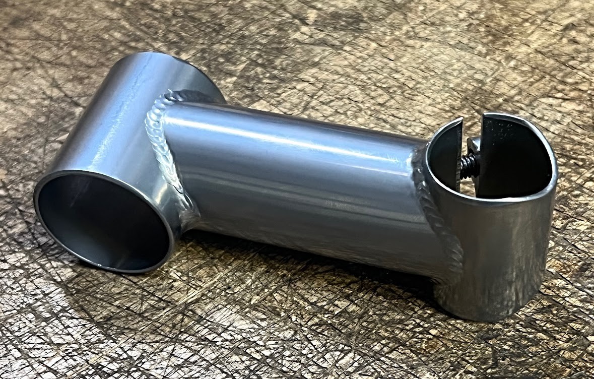 Threadless 1 1/4 Stem for Vintage MTB / Tandem – 90mm Length / 3* Rise – NEW