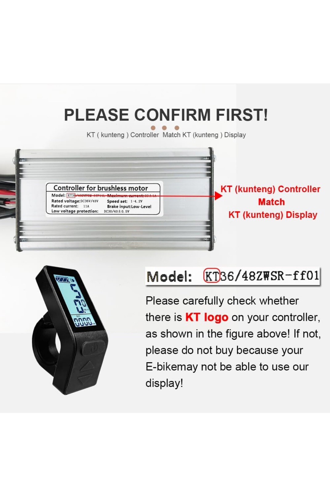 LCD Display Meter Control Panel KT-LCD4 Cycling 24V/36V/48V for Electric Bicycle