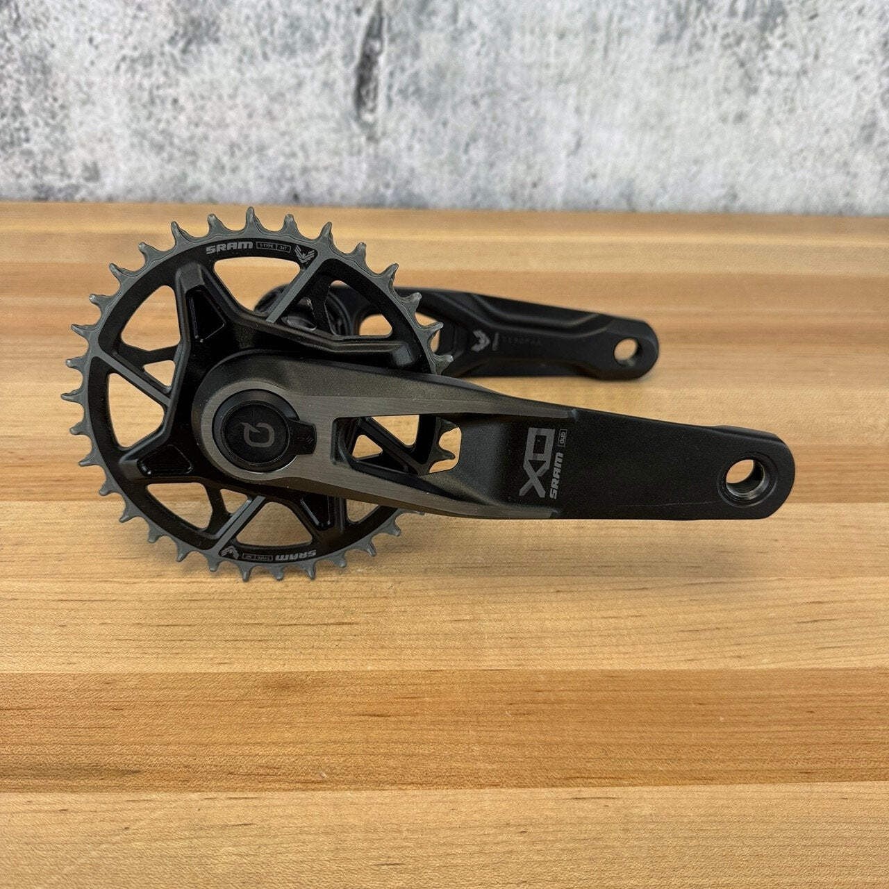 Low Mile SRAM Eagle X0 T-Type AXS 170mm 34T Power Meter Crankset with Chainrings