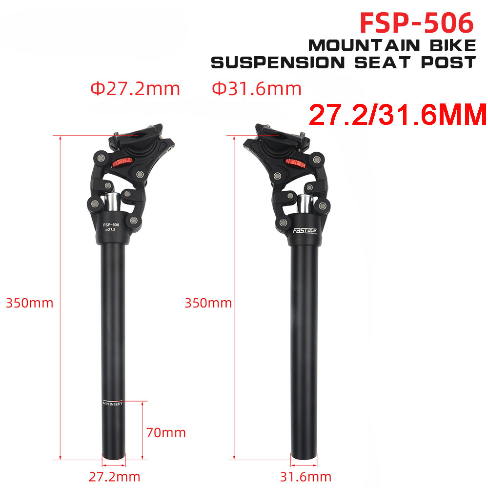 MTB Bicycle Damping Suspension Seatpost Dropper Seat Tube 27.2/31.6mm Seat Post