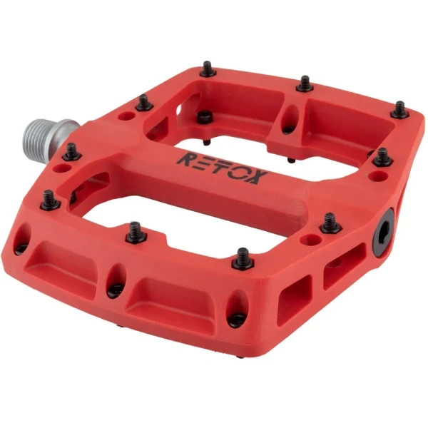 Origin8 BMX Pedals, OLDSCHOOL GT BMX SE 9/16 RETOX SEALED BEARING PC RED SET
