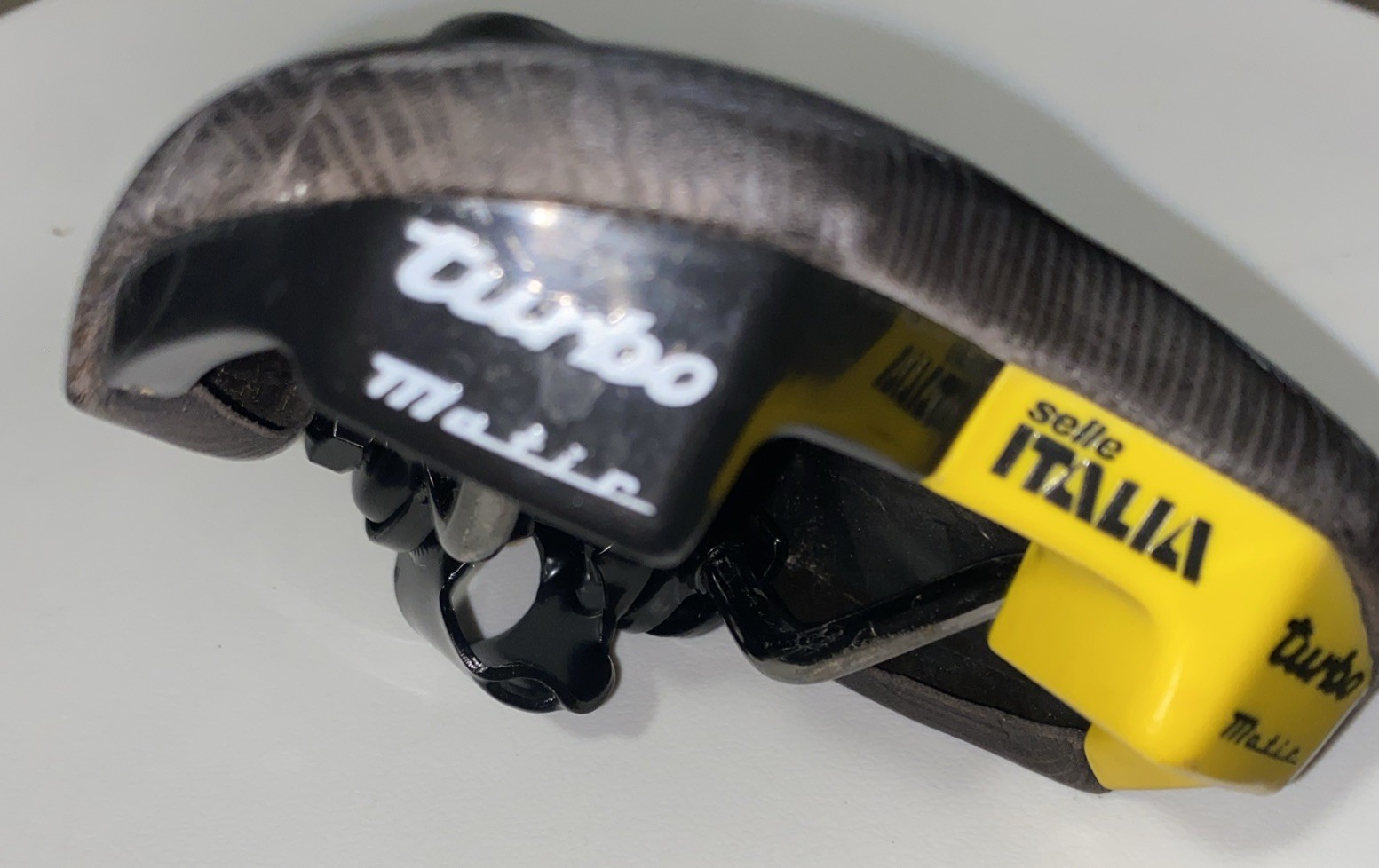 Selle Italia Turbo Matic Bicycle Saddle Yellow Turbomatic Bike Seat