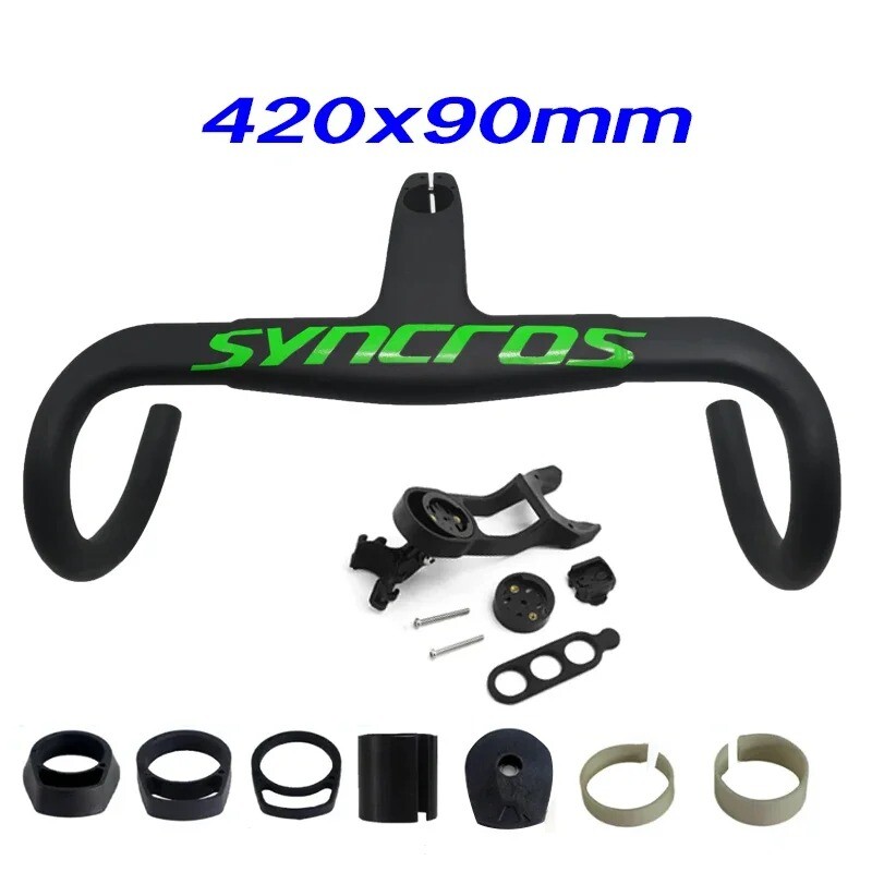 Carbon Road Bicycle Handelbar with Washers Diameters 31.8/28.6mm Bicycle Parts