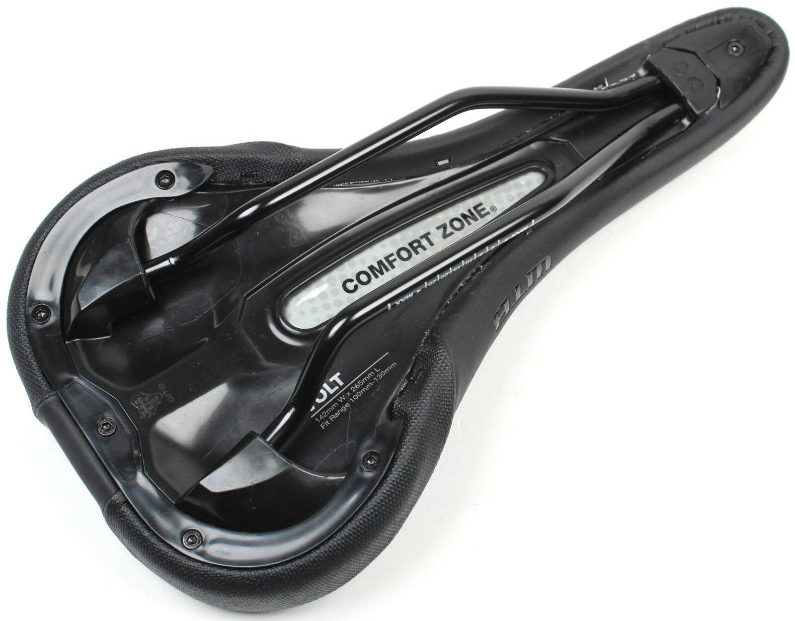WTB Volt Medium (142mm wide) Black MTB Bike Saddle Unisex Seat Steel Rails