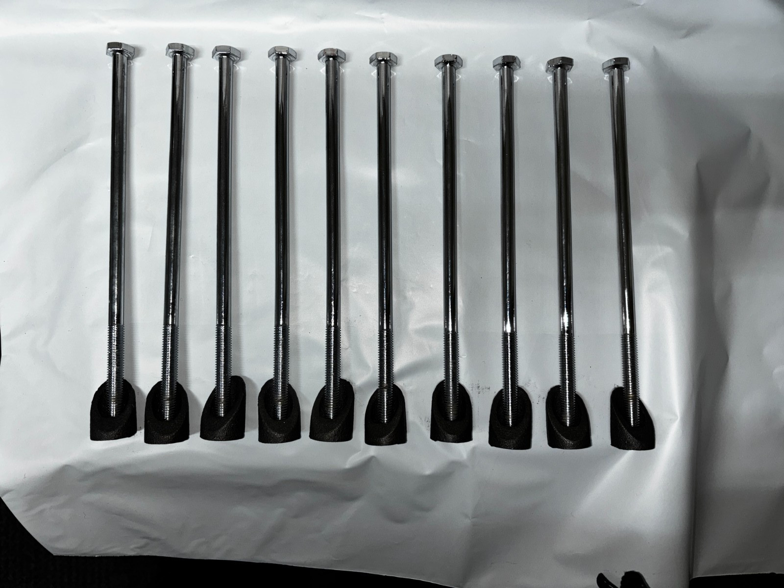 Bicycle Stem Bolt/Wedge 22.2mm Chrome Bikes New STEM NOT INCLUDED. 5 piece lot