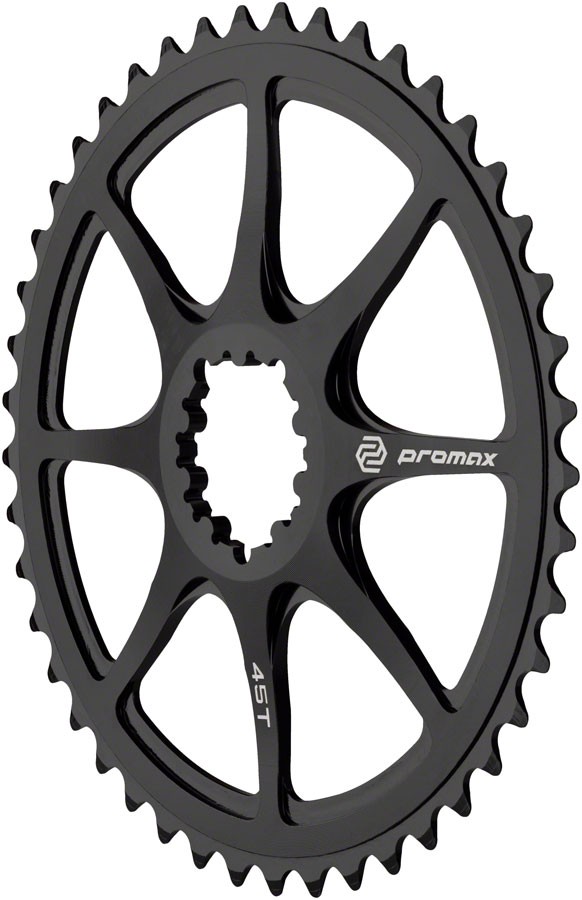 Direct Mount Chainrings – Promax Direct Mount, 45t Chainring Black – Direct