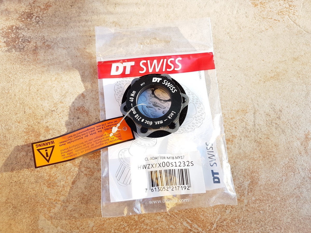 DT SWISS Centerlock to 6 Bolt Disc Brake Rotor ADAPTER, HWZXXX0S1232S, NEW!!!