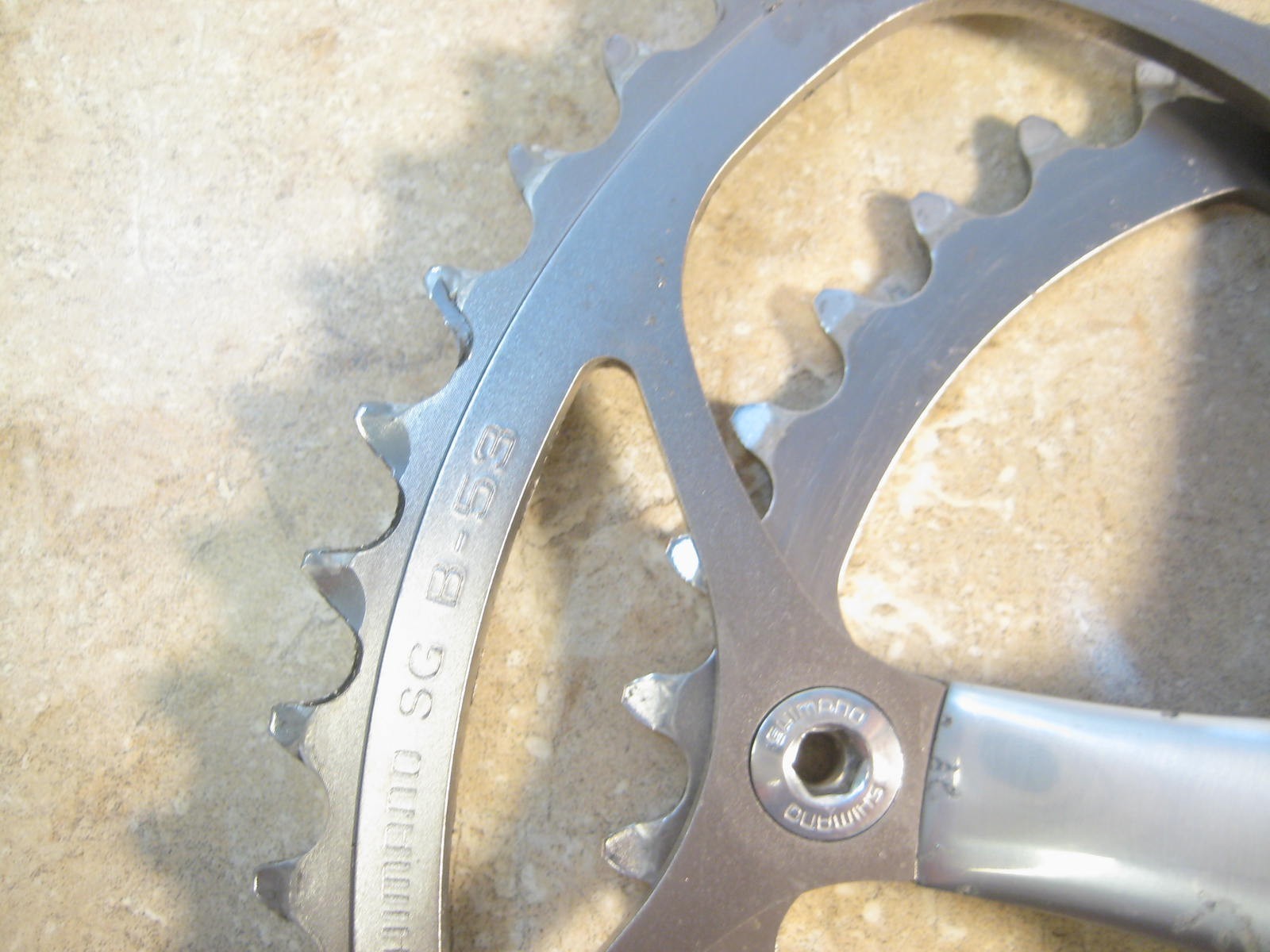 Shimano Dura Ace FC-7700 172.5mm Crankset 53/39 + Bottom Bracket Octalink