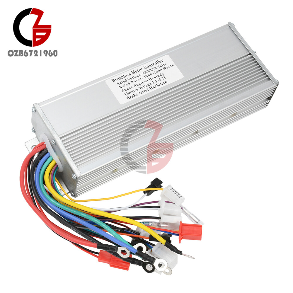 Brushless Controller 36V48V60V64V72V 350W 500W-1500W 5000W for Electric Bicycle