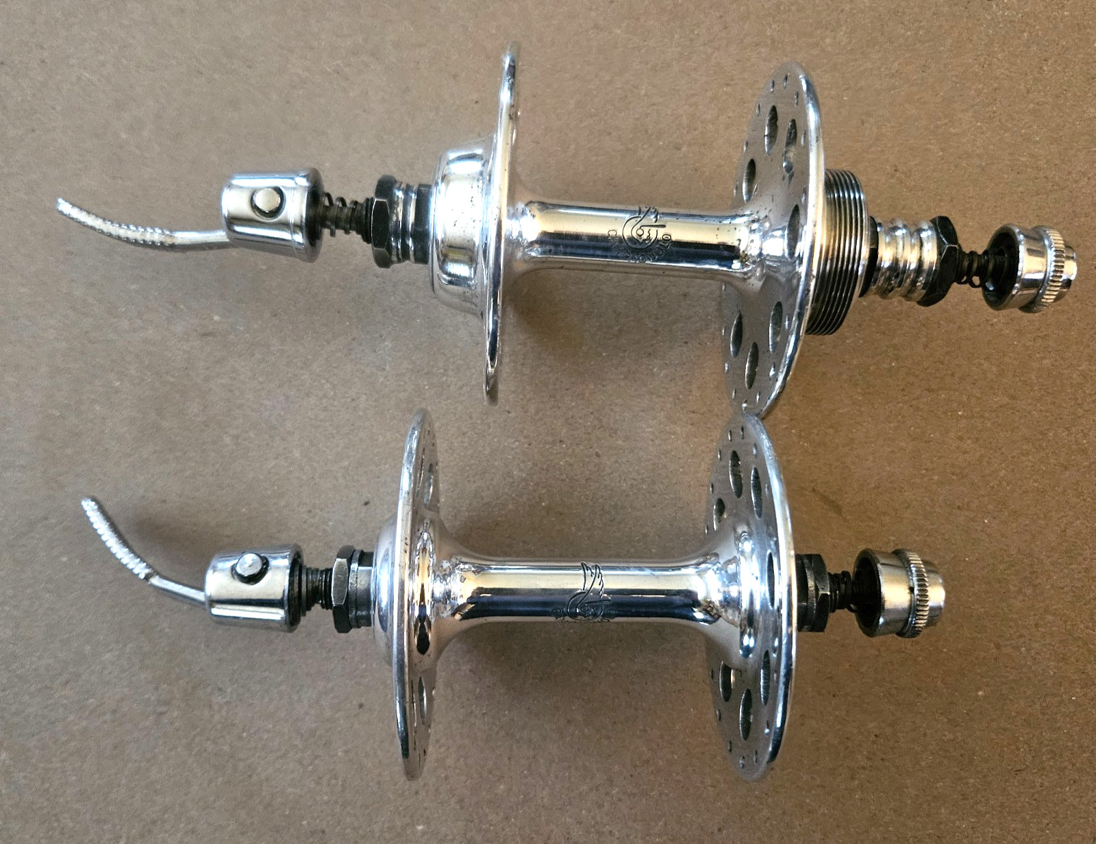Campagnolo Nuovo Tipo High Flange Hubset, 36 Hole, 100/120mm, Vintage