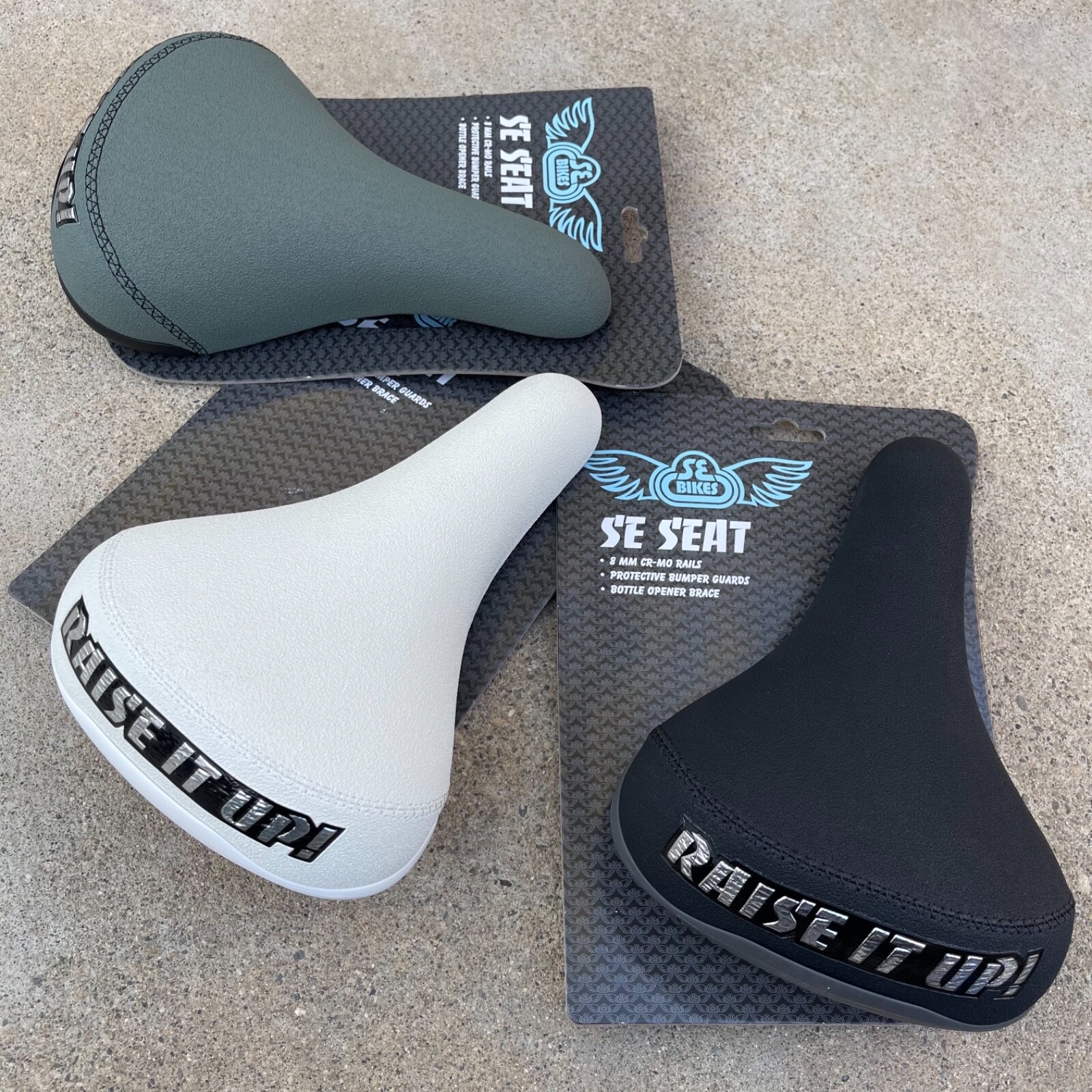 SE RACING RAISE IT UP RAILED SEAT BMX BIKES BIKE SEATS HARO GT REDLINE