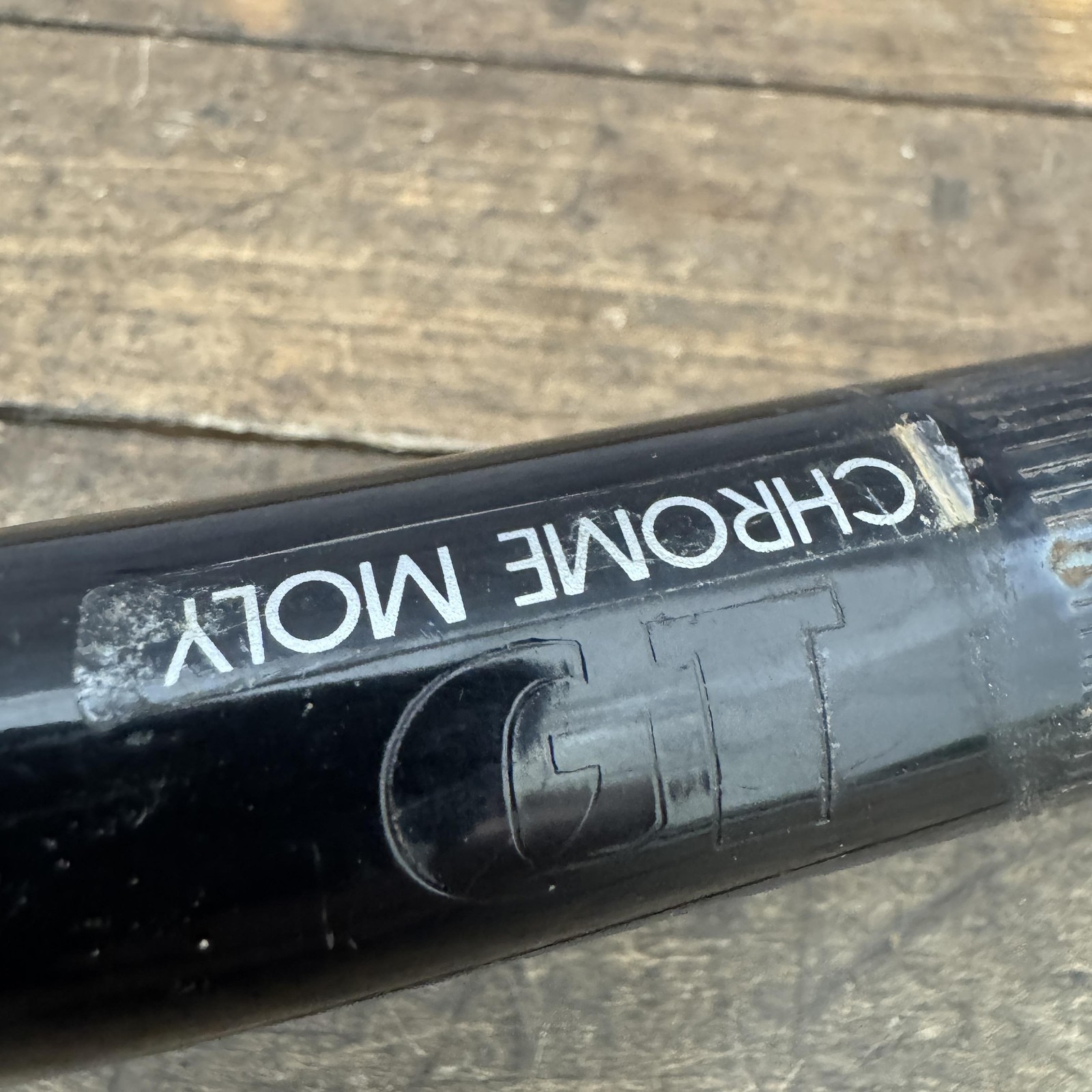 Vintage GT Chromoly 25.4mm Handlebar Avalanche Black Bike Bar 80s MTB Steel