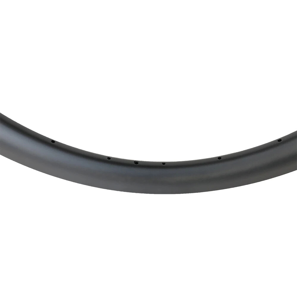 700c 40mm*27mm Tubeless Road Disc Carbon Rims UD 3K 12K Matte Glossy 16-32 Holes
