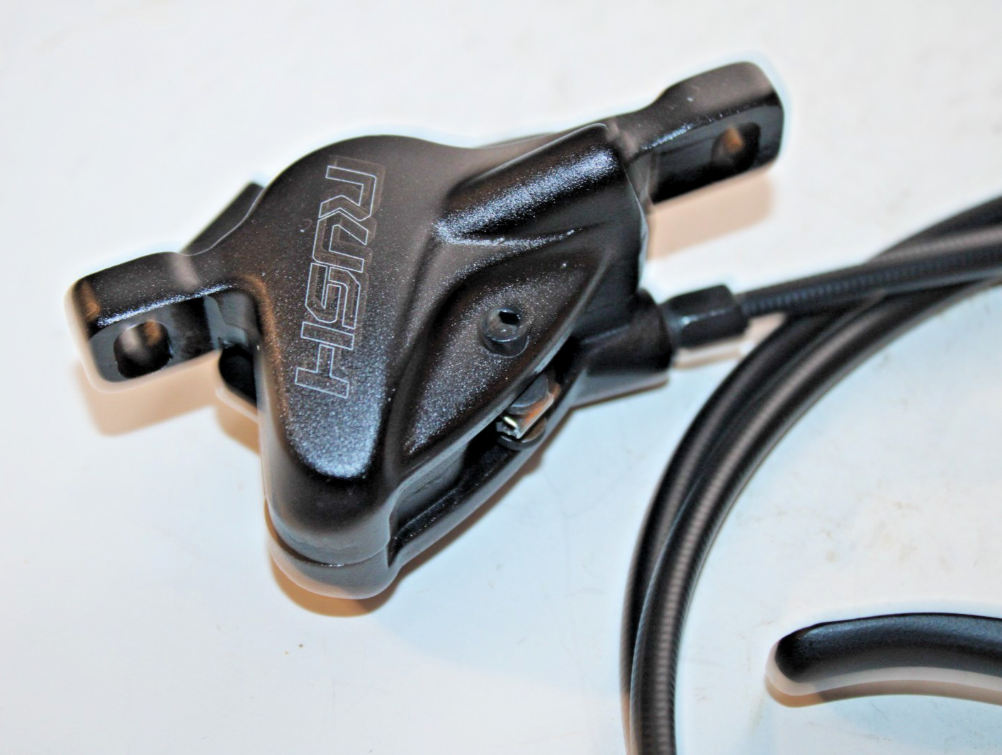 Rush CStar Hydraulic Disc Brake Caliper Lever Set Black 74mm Post Mount Road MTB
