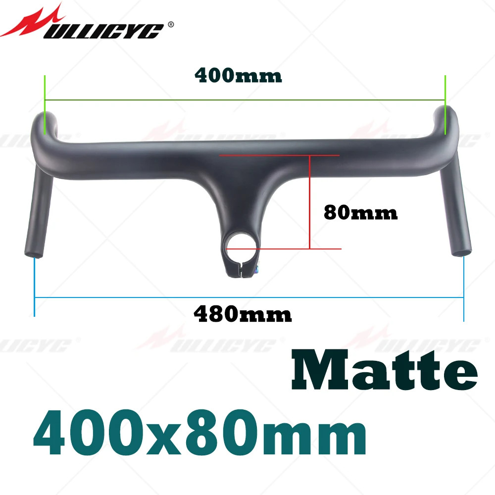 Carbon Bike Internal Wiring Integrated Drop Bar for 28.6mm Fork Tube with Spacer