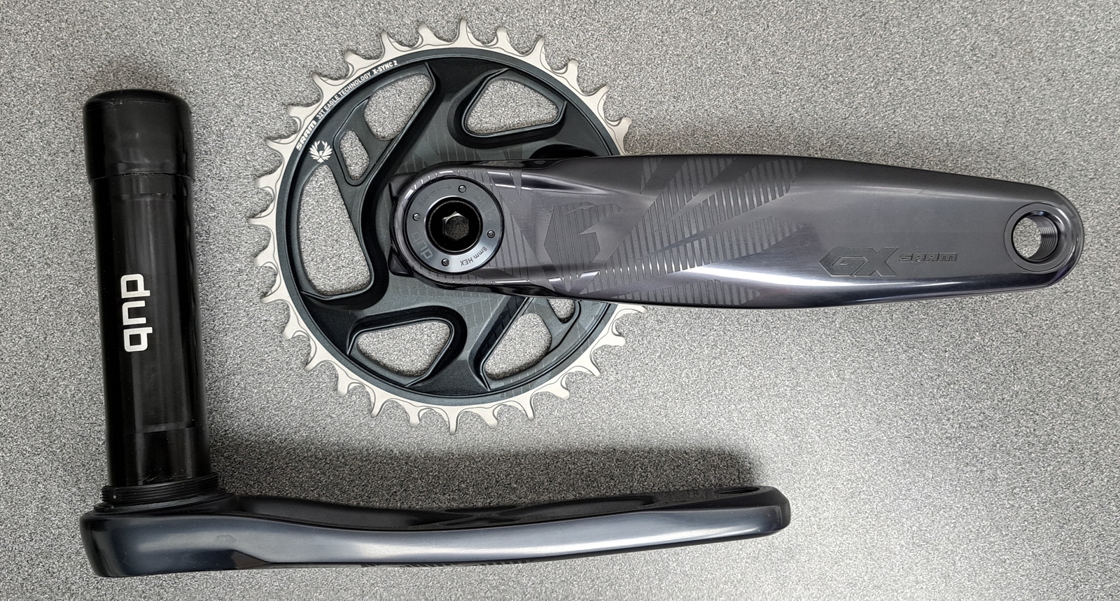 SRAM GX Eagle SuperBoost+ Crankset – 175mm 12-Speed 32t Direct Mount DUB Lunar