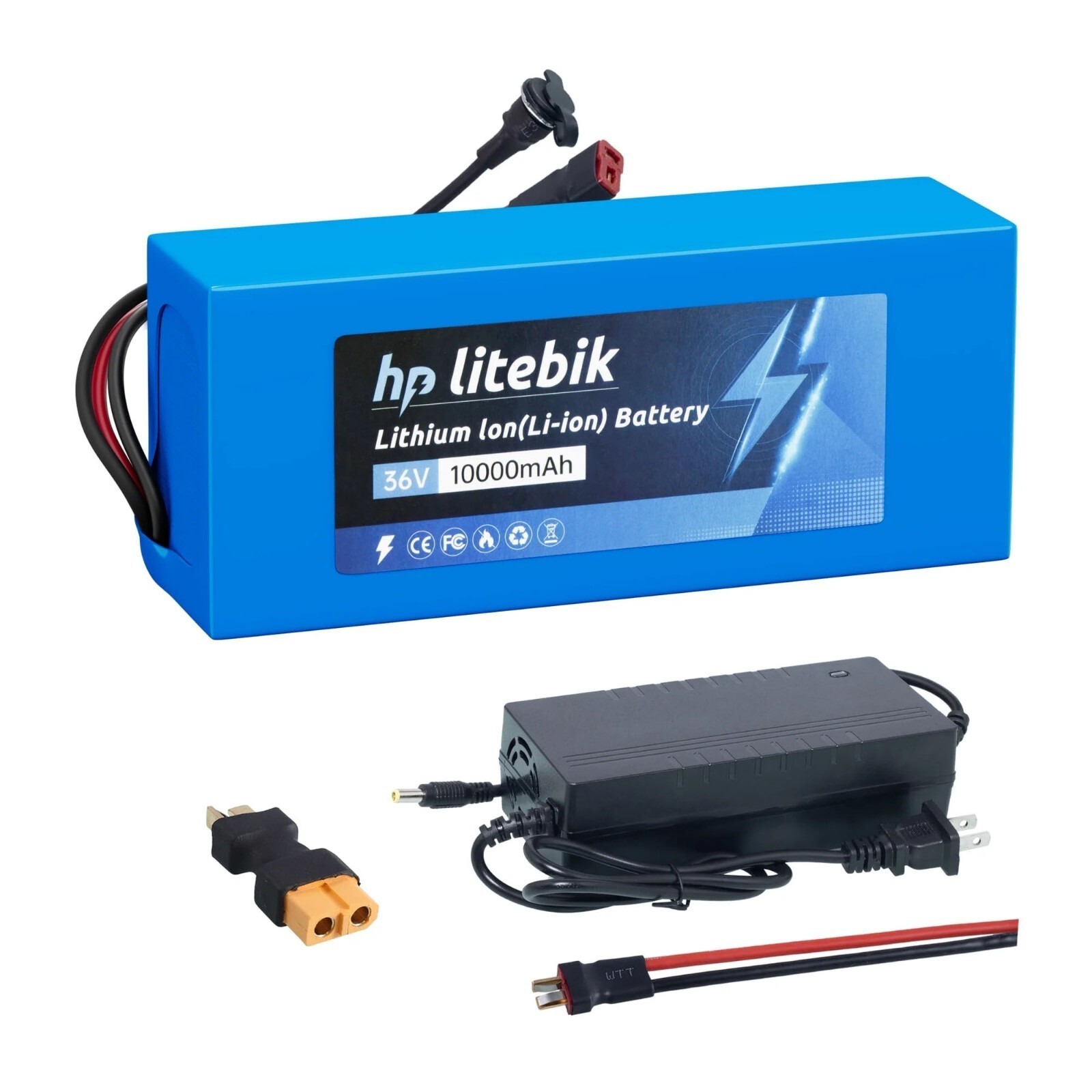 36V Ebike Lithium Battery 30A BMS For 100W-1000W Electric Bicycle Bike UL 2271