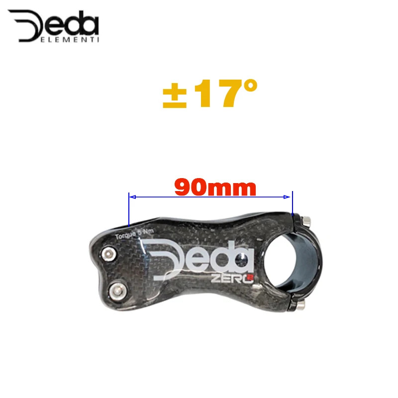 6 17 Angle Road Carbon Bicycle Stem 31.8*70-130mm Mountain Bike Carbon Stem