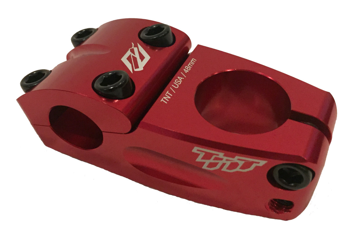 TNT BICYCLES BMX THREADLESS TOP LOAD STEM – VARIOUS COLORS & SIZES