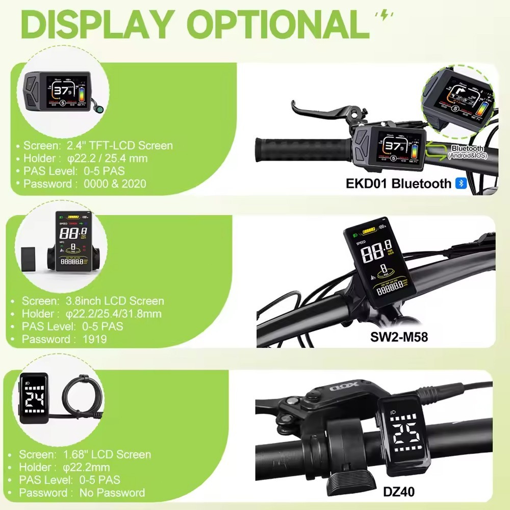 48V750W Mid Drive Motor Kit TSDZ8 Upgraded Torque Sensored Ebike Conversion Kit