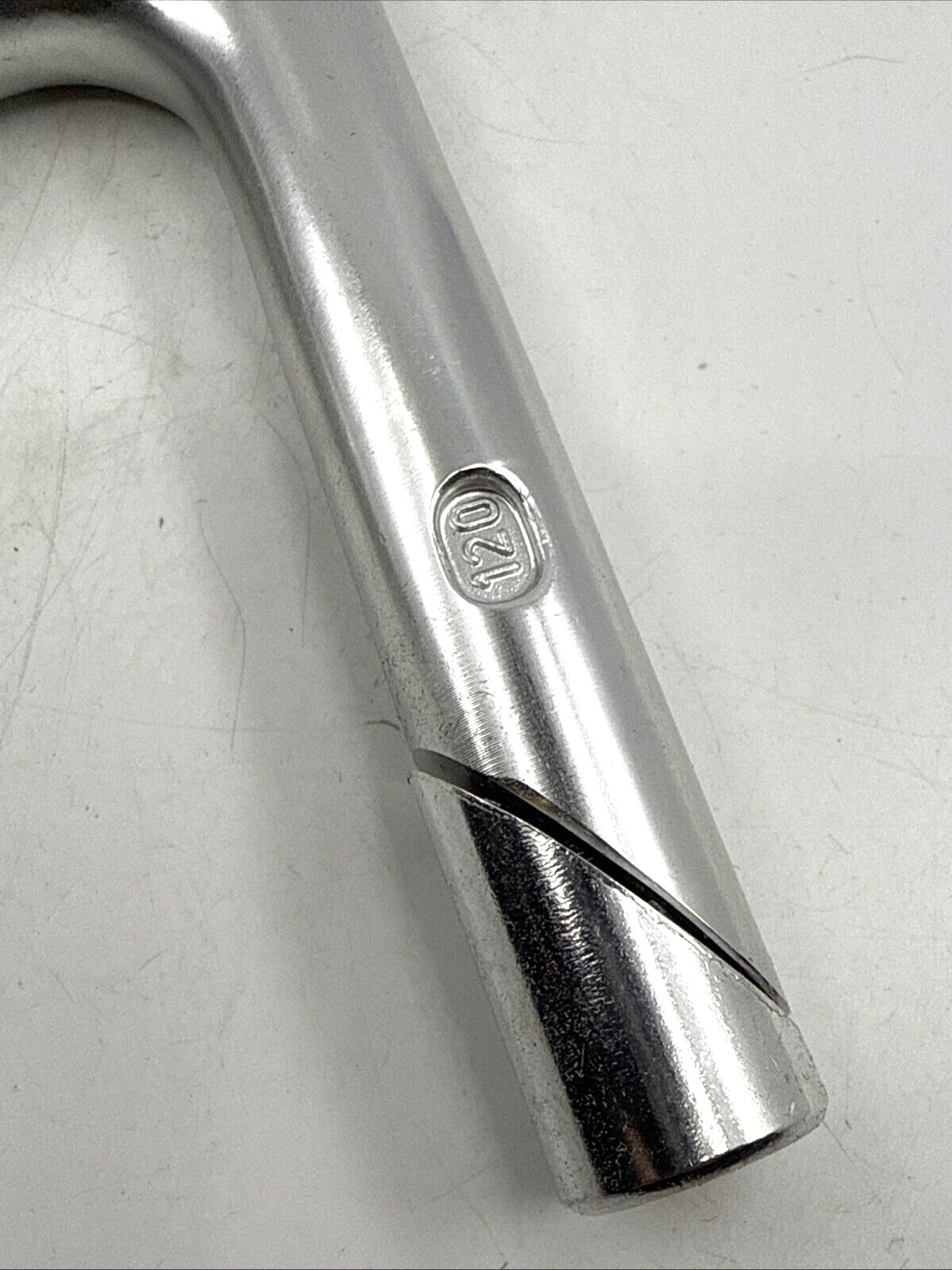 NOS 3T QUID Silver 120mm Length 25.8-26.0mm Clamp Alloy Quill Stem