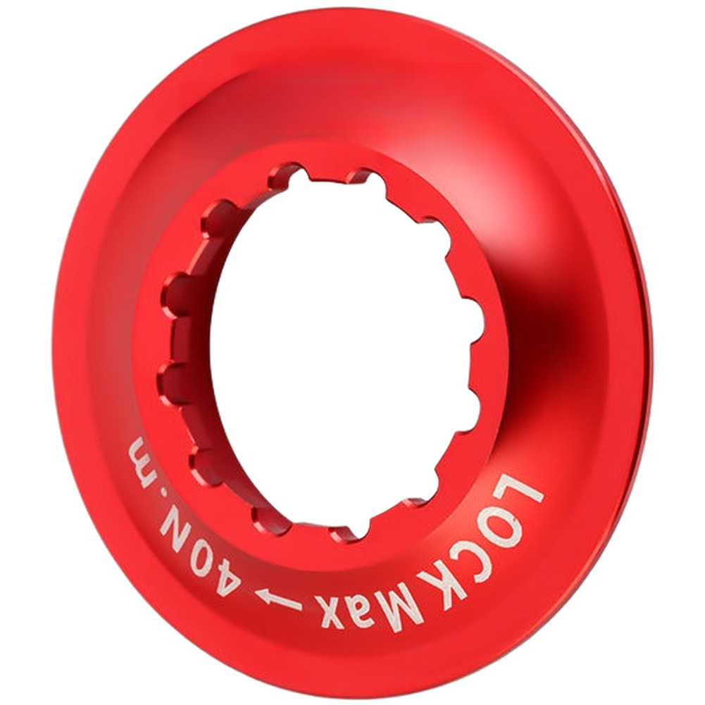 Aluminum Center Lock to Six Bolt Adapter for Disc Brakes with Easy Installation