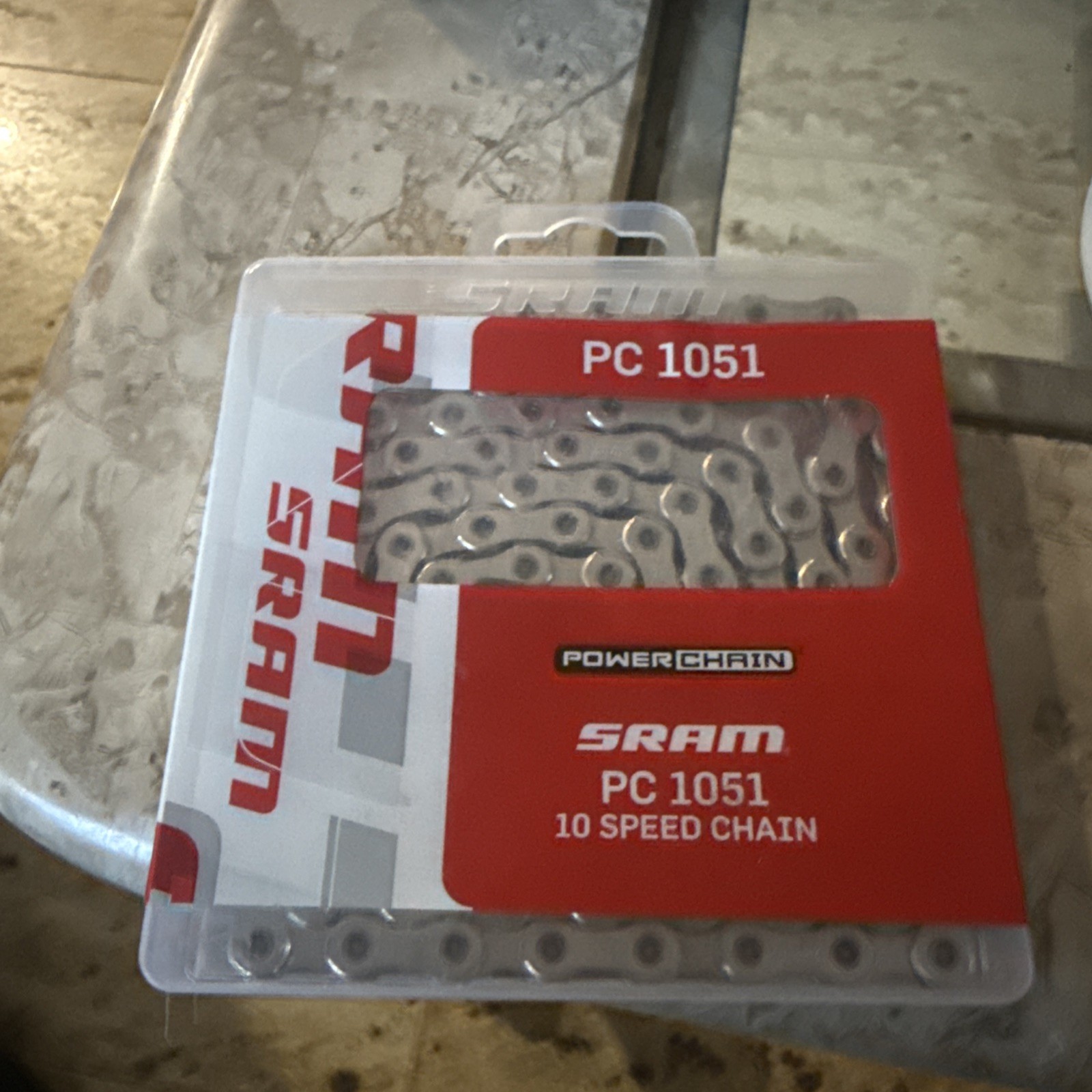 SRAM PC-1051 Chain – 10-Speed, 114 Links, Silver NOS NIB