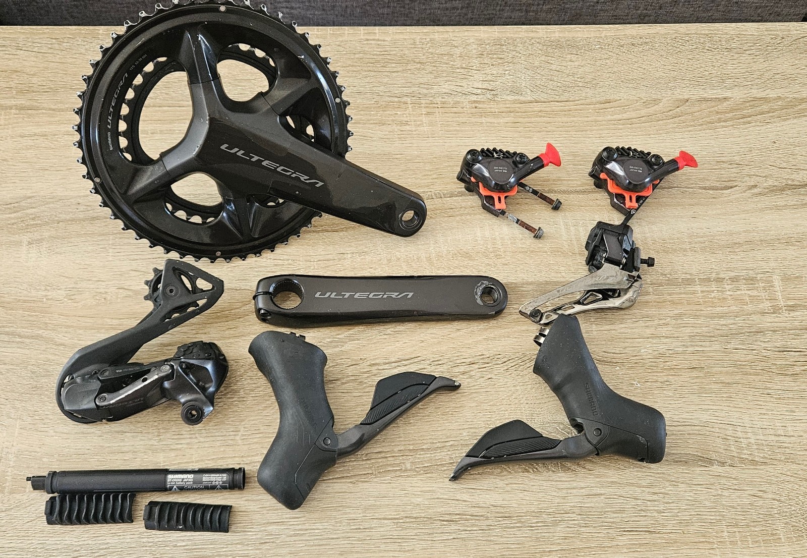 Shimano Ultegra Di2 R8170 R8150 2×12 Groupset 165mm 52/36 Disc