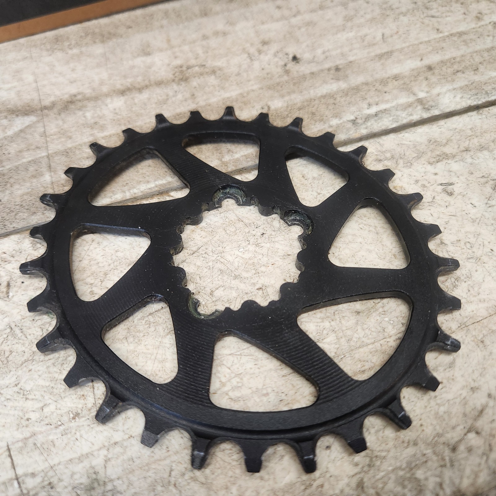 Deckas DJC 30T Direct Mount Chainring 3mm Offset SRAM GXP 7075 Alloy