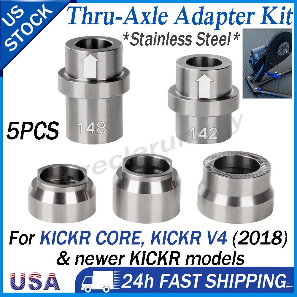 For Wahoo KICKR CORE KICKR V4 Thru Axle Adapter Kit Fit Shimano-style & SRAM XDR