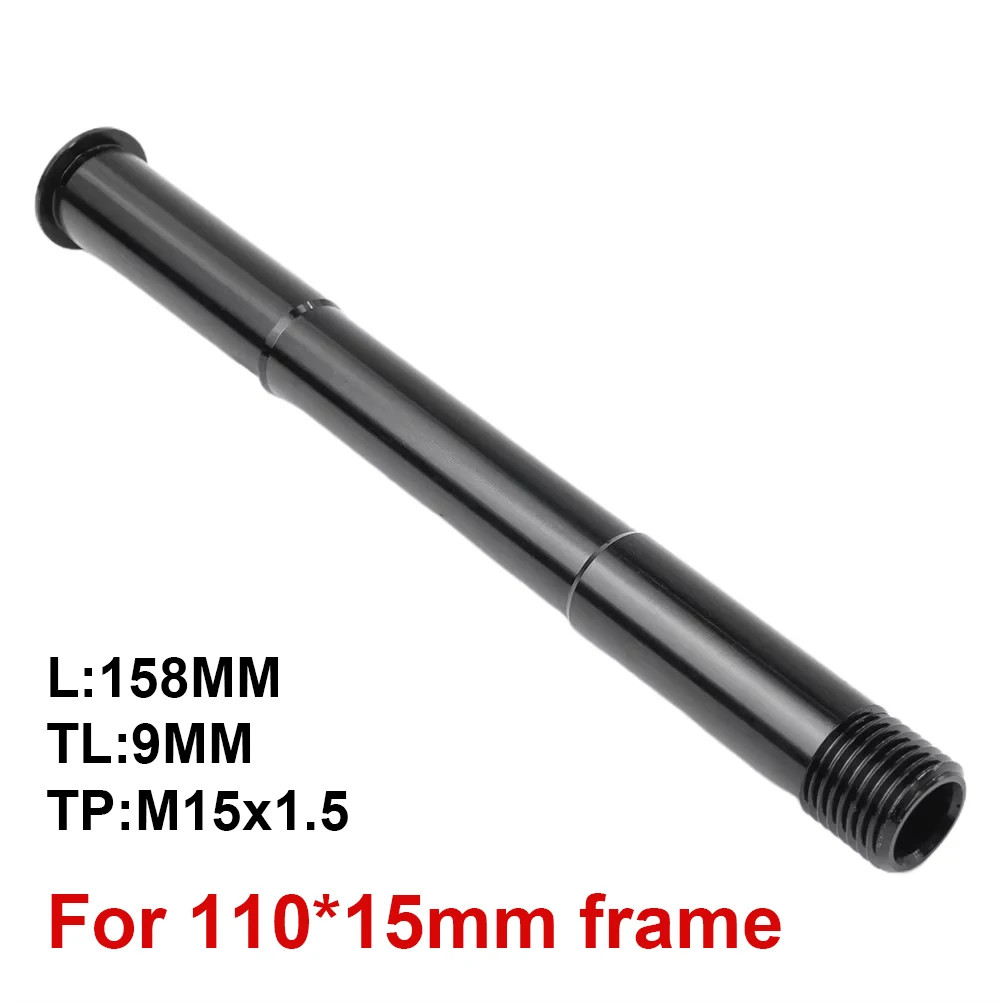 158mm Bike Front Thru Axle 15x110mm Boost Fork Lever MTB Road Bicycle Shaft